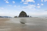 View of Haystack Rock in Cannon Beach